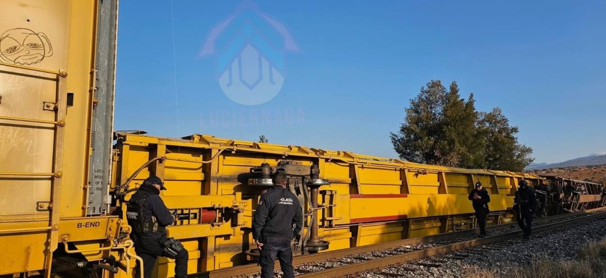 Luciernaga noticias | Descarrilan vagones...